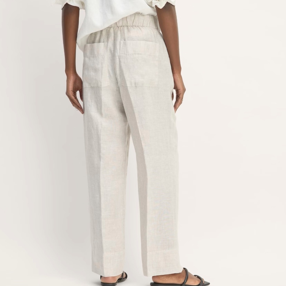 NWT Everlane The Linen Easy Pant - Picture 3 of 7